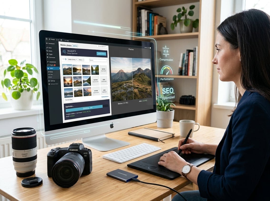 Professionelle billeder er ikke nok de skal optimeres inden de kommer på din WordPress hjemmeside